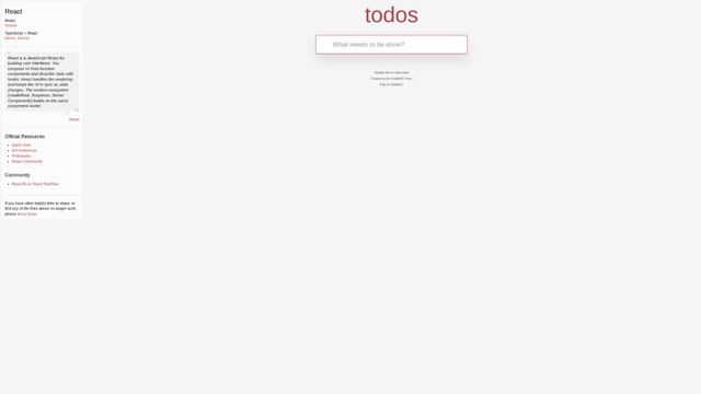 TodoMVC: tasks, filters and edits